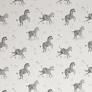 Animals by Christiane Zielinski, Jersey, Zebras natur, 334011, 200g/m²