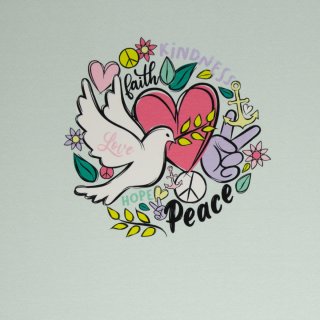 Happy Love & Peace by lycklig design, Panel, 314181, 200g/m2