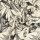 Viskose - Leinen mit Blättermuster, natur/grau, 2086450012, 233g/m²