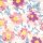 Viskose - Leinen mit Blumenmuster, rosa/blau/gelb, 2087030006, 215g/m²