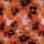 Viskose - Voile, orange/rot,  digitaldruck, 2089190003, 88g/m²