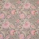 Emilie Jersey, Blumen braun/rosa, Hilco, A 3092/166,...