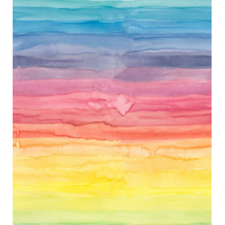 ColorStripes BIG rainbow,  Bio-Jersey, Digitaldruck, Astrokatze, 200g/m²
