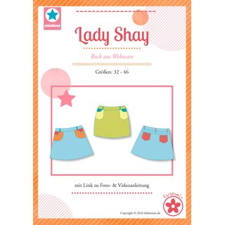 Lady SHAY, Damenrock von miaLuna, Papierschnittmuster, Gr. 32-46