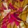 Esthi, Viskose Webware mit Blumenmuster, ocker/fuchsia, Hilco, M 2695/9