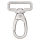 Karabinerhaken, 4cm breit, silber, 059392040008201