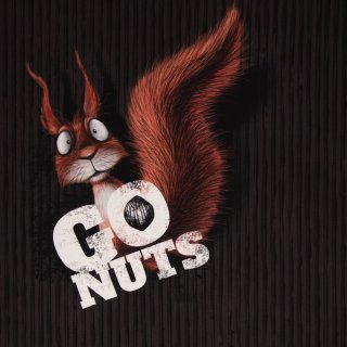 Go nuts by Thorsten Berger, Panel, Sweat ungerauht, 327179, 295g/m2