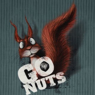 Go nuts by Thorsten Berger, Panel, Sweat ungerauht, 327265, 295g/m2