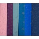 reflektierender Nano - Softshell mit F&uuml;chsen, Sakura, blau, 400597, 300g/m&sup2;