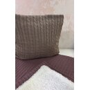 Baumwollstrick Sophie mit Zopfmuster, jeansblau, 744,...