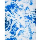 Tie Dye by lycklig design, Double Slub Musselin, blau, 100254, 165g/m&sup2;