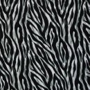 Viskosewebware, Zebra, schwarz, Mailand, 818299,...