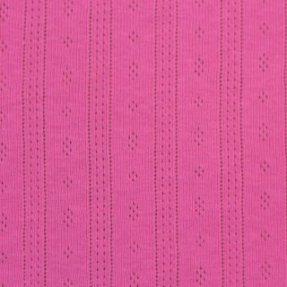 Lochstrickjersey Tiana, pink, Baumwolle, Ajourmuster, 932, 190g/m²