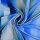 Viskosejersey bedruckt, Streifen, blau, 2106670006, 220g/m²