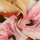 Viskose Twill mit großem Blumenmuster, terracotta/blau/rosa, 2103540002, 98g/m²
