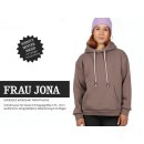 FRAU JONA • Oversized Hoodie mit Fronttasche, Gr....