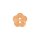 Knopf in Blütenform, orange, 18mm, 46013018004201