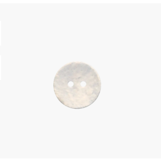 Baumwoll/Polyesterknopf Recycelt , 2-Loch, 12mm creme, 454136012001401