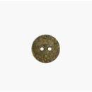 Baumwoll/Polyesterknopf Recycelt , 2-Loch, 12mm oliv,...