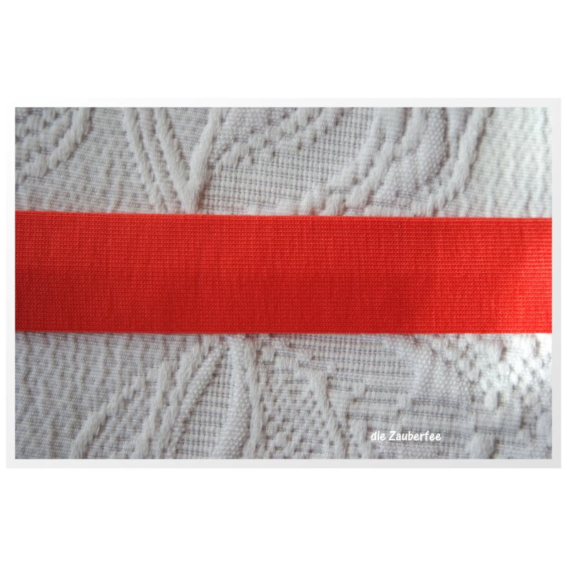 Jerseyschrägband hellrot, 2cm breit, Fb.48