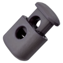 Kordelstopper, Durchhlass 9mm, dunkelgrau, 0500811  78