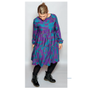 Babette, Viskose - Webware, Hilco, lila/blau, M2894/58
