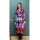 Antonella, Viskose - Webware, Hilco, lila/türkis/bordeaux, M2894/58