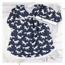 White Horse, leicht gerauhter Sweat mit Pferden,...