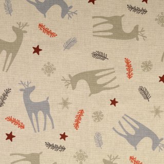 Halb Panama - Druck, natur, Weihnachten, 207648.0801,...