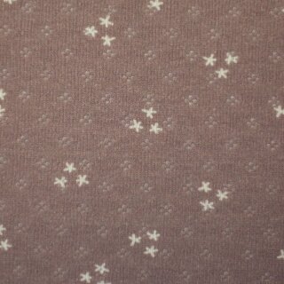 Lochstrickjersey Alva, altrosa, Baumwolle, 955436