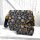 Retro Flowers by Emjo Design, Blumen ocker/blau, Canvas, 315596, 230g/m²