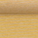 Streifenjersey goldgelb/weiß, 314011, Bella, Baumwolle, Swafing, 220g/m²