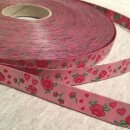 Rosenwebband, rosa, farbenmix