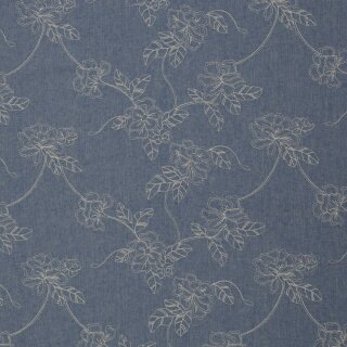 Denim-Look mit Stickerei, Ahaus, BW-Webware, 100259, 180g/m²