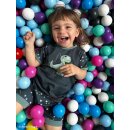 Little Legnd by Mrs Mint Design, petrol/anthrazit, Panel mit Dino, 400790, Baumwolljersey, 200g/m2