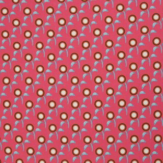Canvas mit Blumen, pink, Retro, Rocha, 336934, 230g/m²
