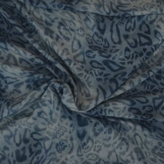 Indigo Leo, Viskose - Webware, Hilco, blau, M 2429/85