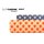 Bright by Käselotti, natur/orange, Double Slub Musselin, 100425, 165g/m²