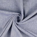 Leinen-Baumwoll Twill, Fischgrät, blau, 2004385027,...