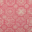 Portugisische Muster, pink, Baumwolldruck digital,...