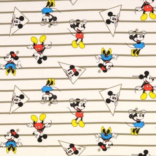 Mickey Mouse Jersey, Digitaldruck, Lizensstoff, 2004633001, 200g/m²