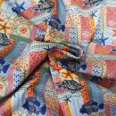 Popelin Maui, BW-Webware, Fische/Patch, 7007, 115g/m²