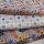 Popelin Maui, BW-Webware, Fische/Patch, 7007, 115g/m²
