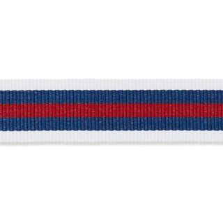 Ripsband, blau/rot/weiß gestreift, 24mm, 8086012