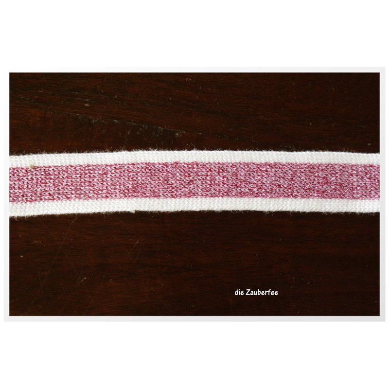Lurex Knitted Ribbon, lila/beere, 18mm ColL