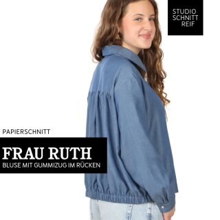 FRAU RUTH • Bluse, Gr. XS-XXL, Papierschnitt, Studio Schnittreif