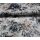 Samt mit Blumenmuster, natur/anthrazit/braun, 300g/m²