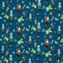 Ahoi by Mrs Mint design, Piraten Baumwolljersey, 805748,...