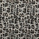 Baumwolljersey mit Leo-Print, grau, Digitaldruck,...