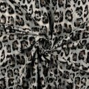 Baumwolljersey mit Leo-Print, grau, Digitaldruck,...